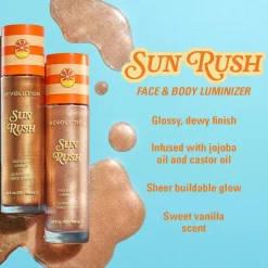 Best Sun Rush Body Luminizer Vanilla Pink Everything Shower|Scent Layering Vanilla