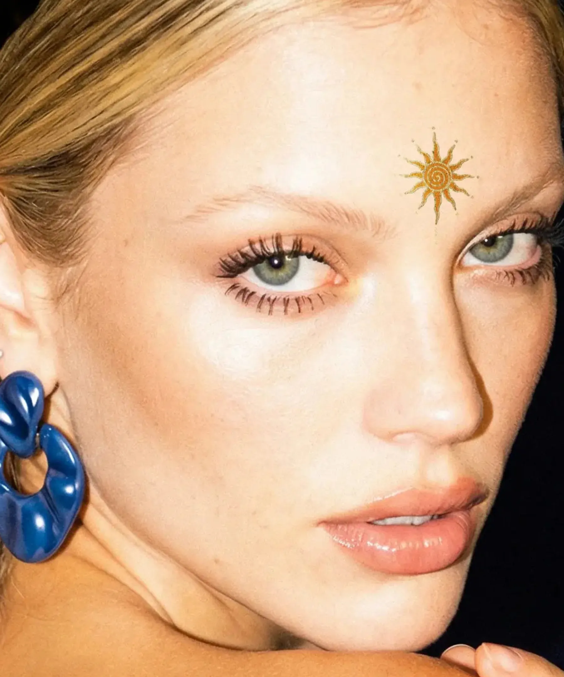 New Sun Temple Speckles Face Jewels