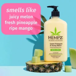 Outlet Sweet Pineapple & Honey Melon Herbal Body Moisturizer 250 ml. Everything Shower|Körperlotion
