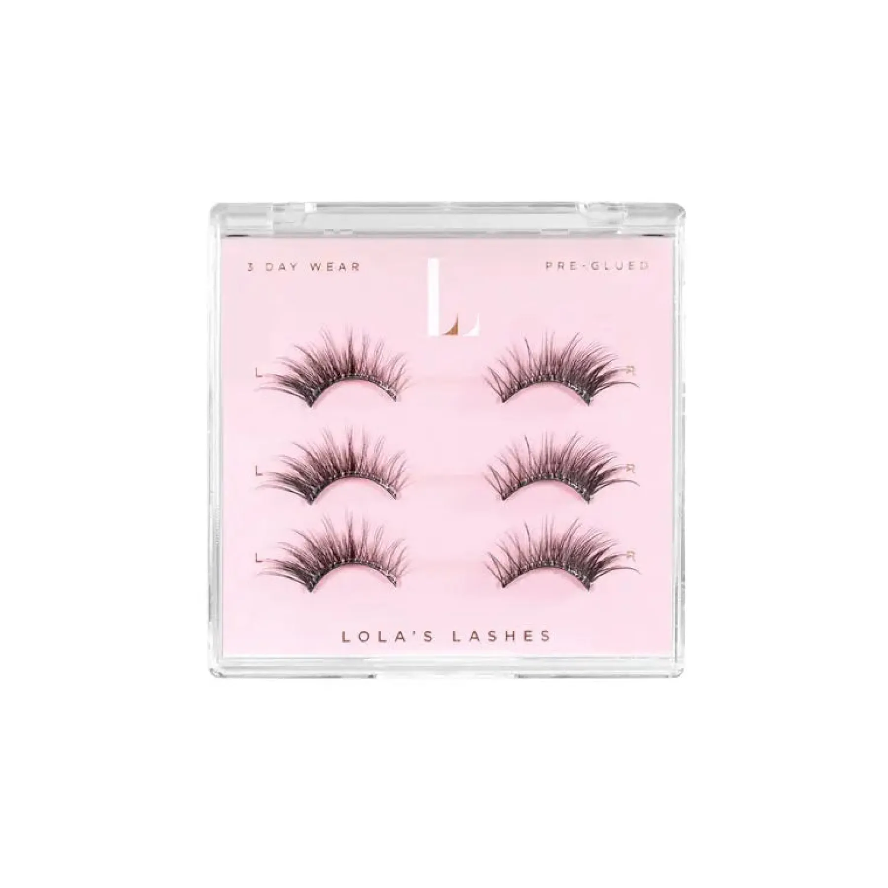 New Tapered Flick Pre Glued Half Lashes Künstliche Wimpern
