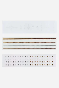Online Temporary Tattoo Set Boho Baby Face Jewels