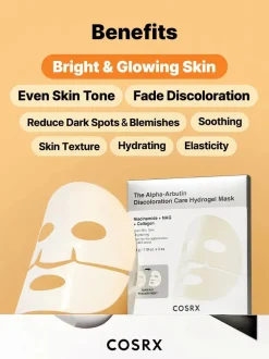 New The Alpha-Arbutin Discoloration Care Hydrogel Mask Gesichtsmasken|Collagen Masks