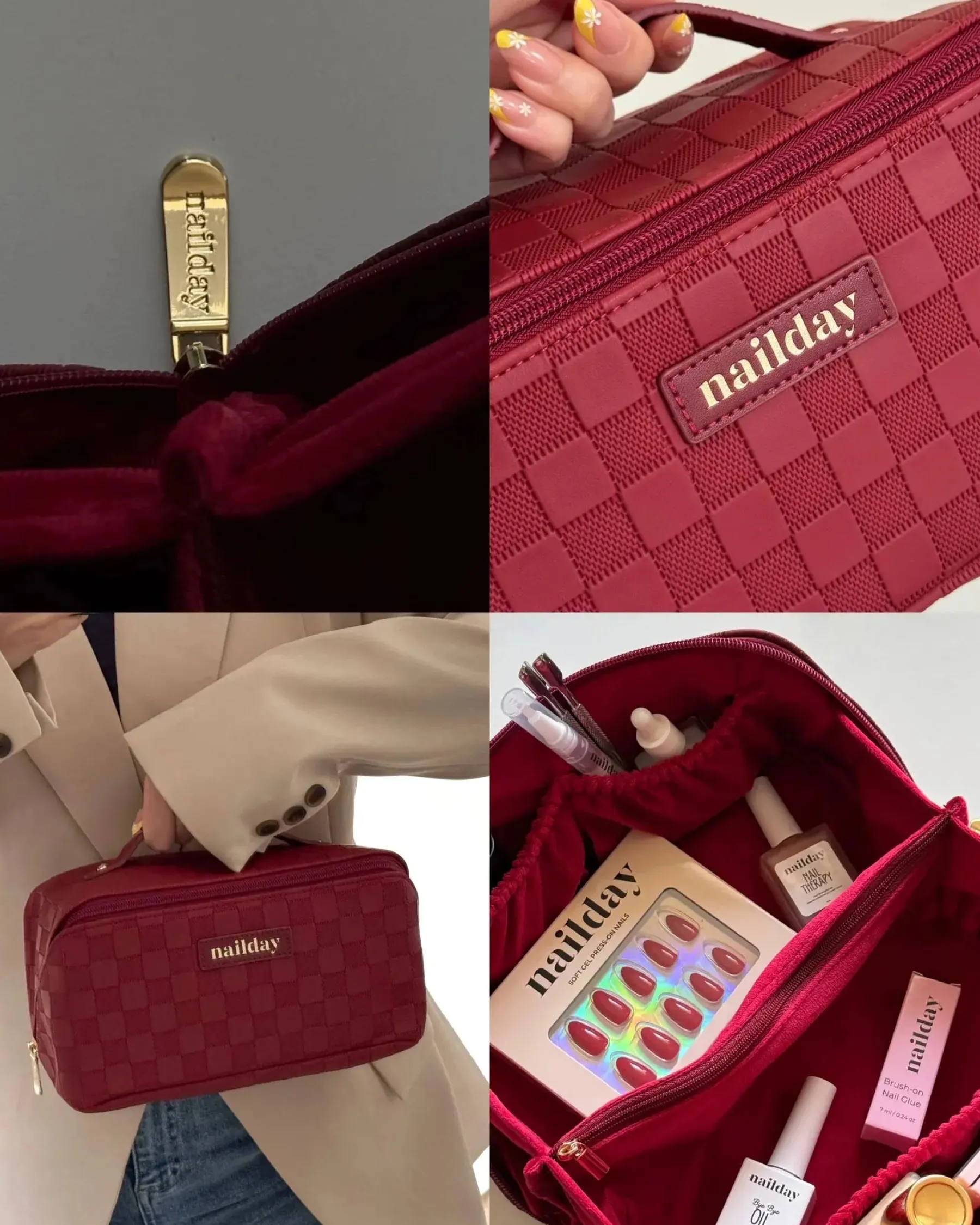 Online The Essentials Beauty Bag Rouge Make-Up-Taschen & Koffer