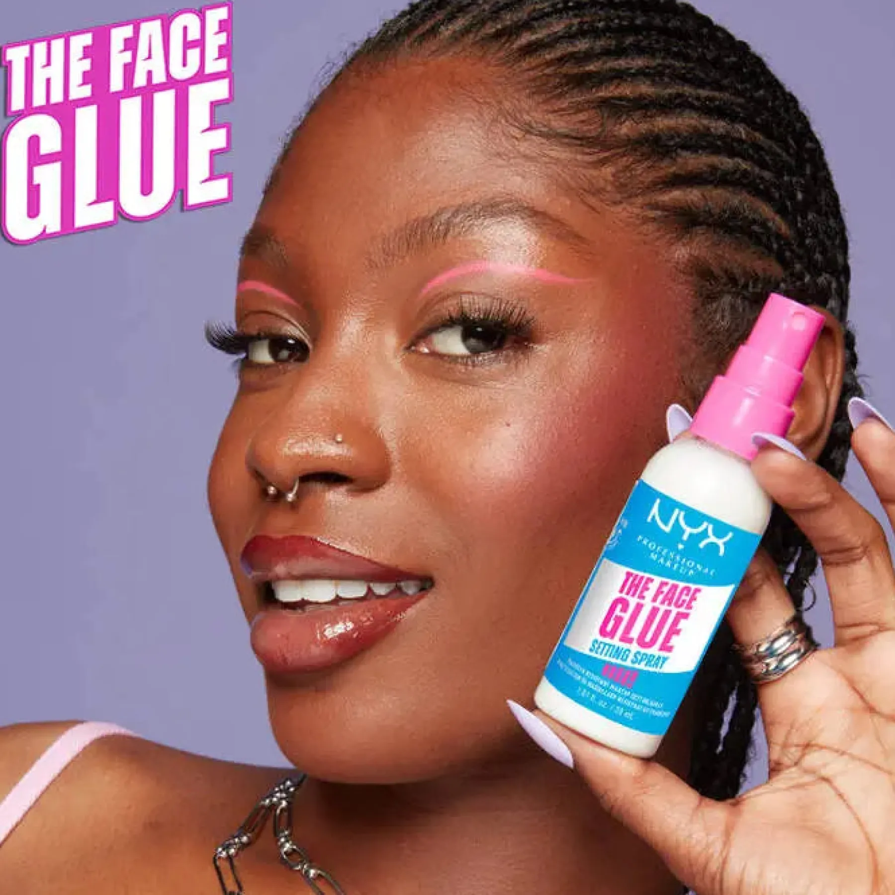 Clearance The Face Glue Setting Spray Fixier Spray|Setting Spray