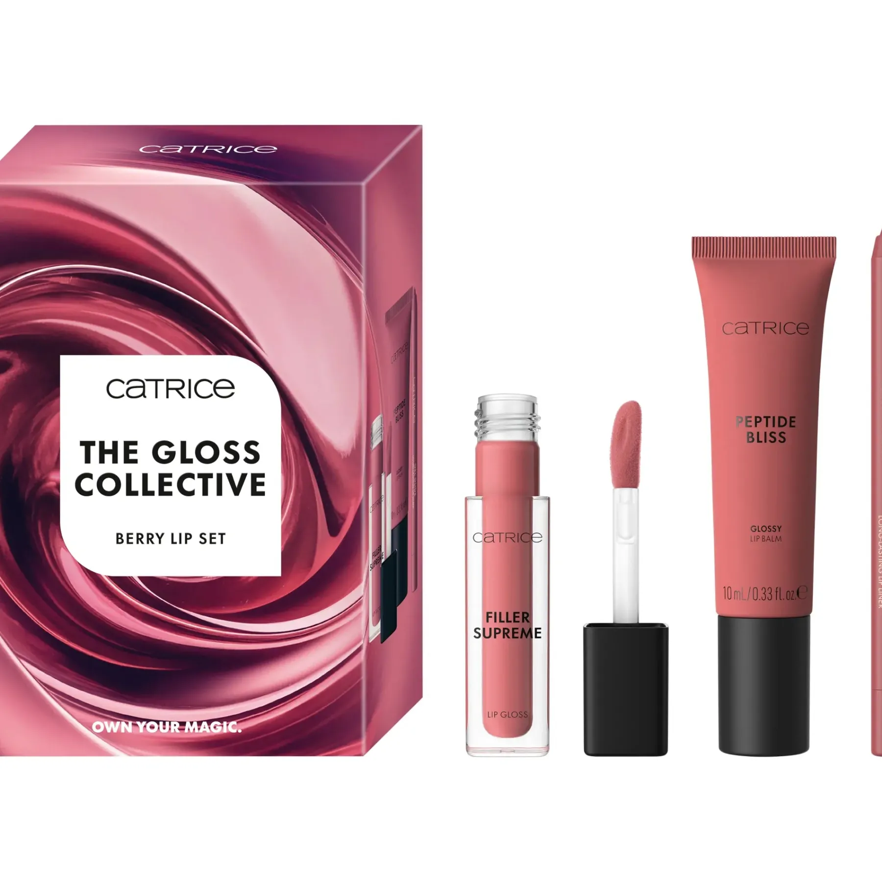 New The Gloss Collective Berry Lip Set 01 Gloss The Line! Makeup Sets|Lipgloss
