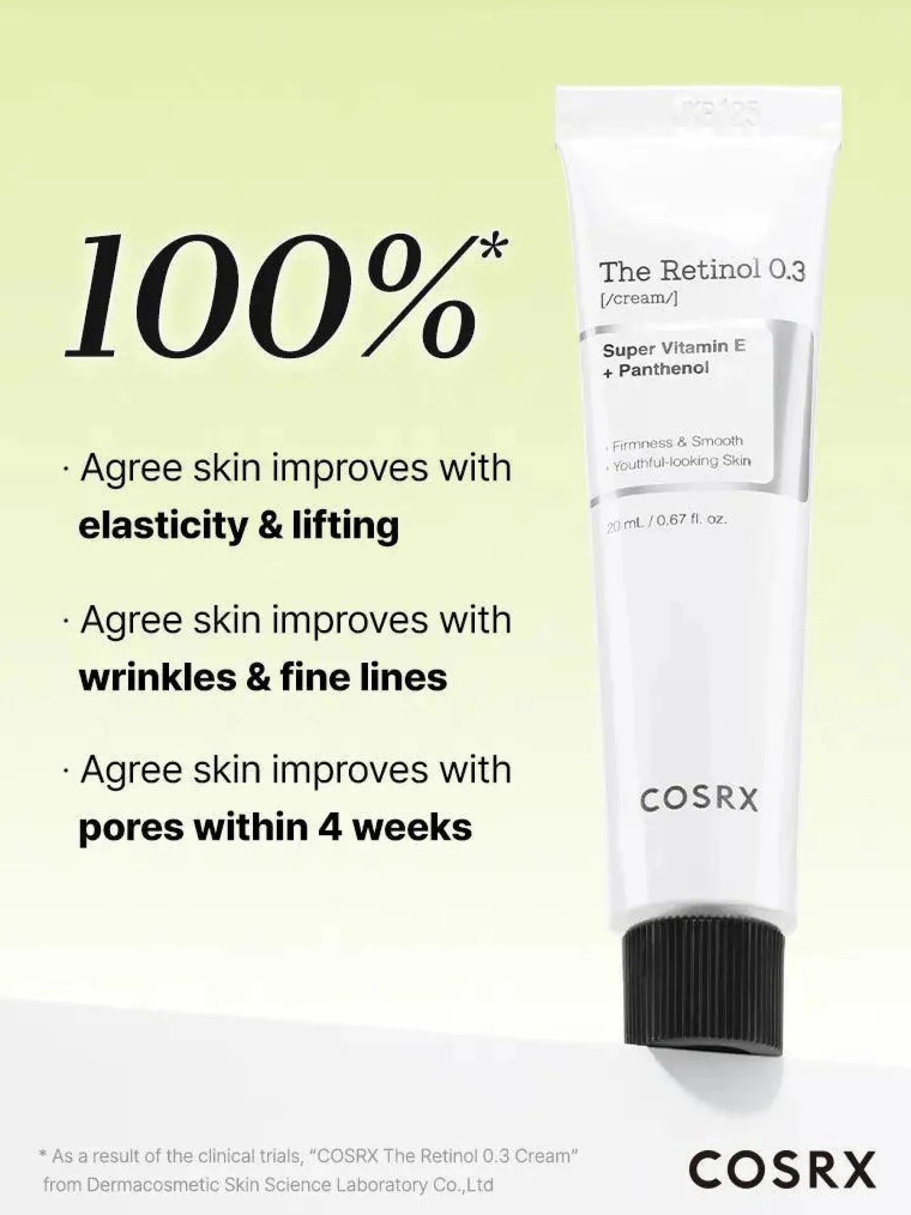 The Retinol 0.3 Cream Hauptzutat|Anti-Unreinheiten-Serum