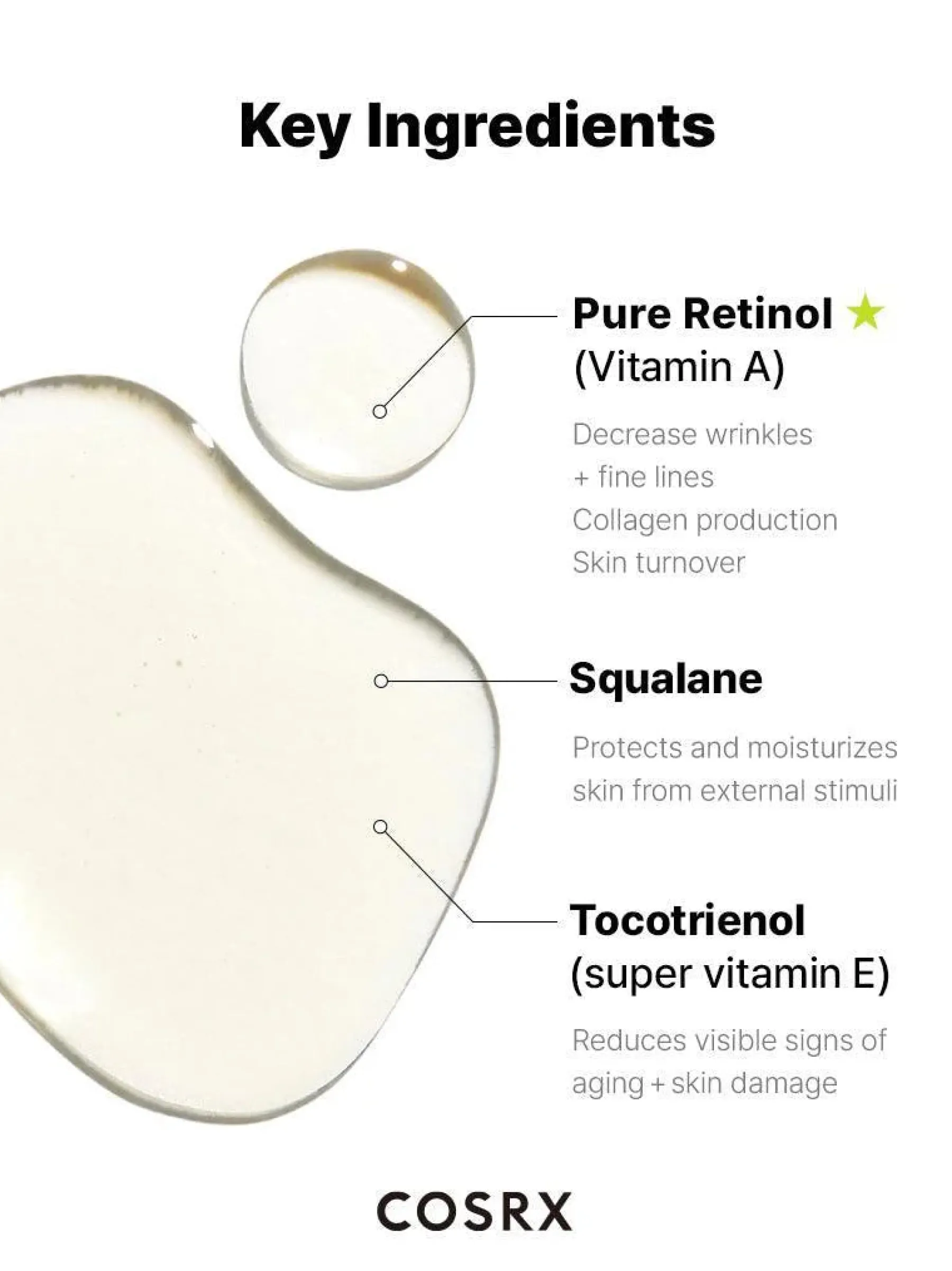 The Retinol 0.5 Oil Hauptzutat|Vegan Pflege