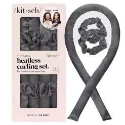 Outlet The Satin Heatless Curling Set Charcoal Haarpflege-Routinen & Sets|Lockenwickler