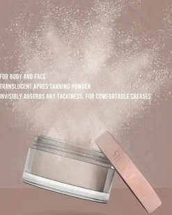 New The Silky Dust Apres Tan Drying Powder Invisible Vegan Tanning