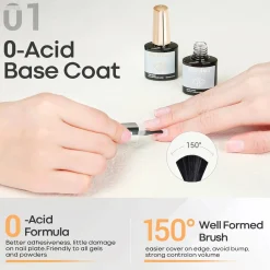 Outlet Top & Base Coat Set 6. Top Coats|3. Base Coats