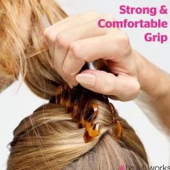 Online Tortoiseshell Claw Clips 3 Pack Haarspangen & -Clips