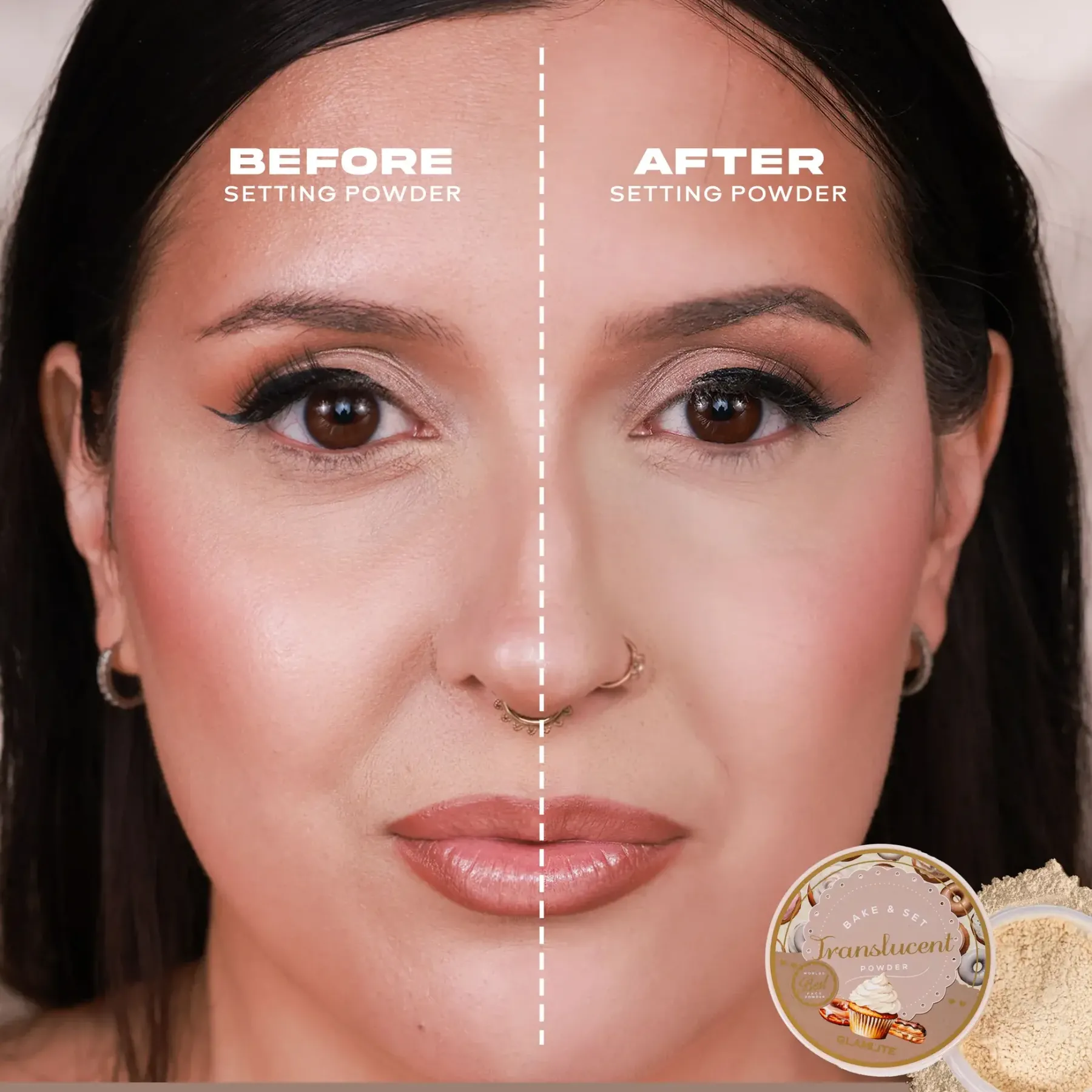 Best Translucent Bake & Set Powder Make-Up Puder