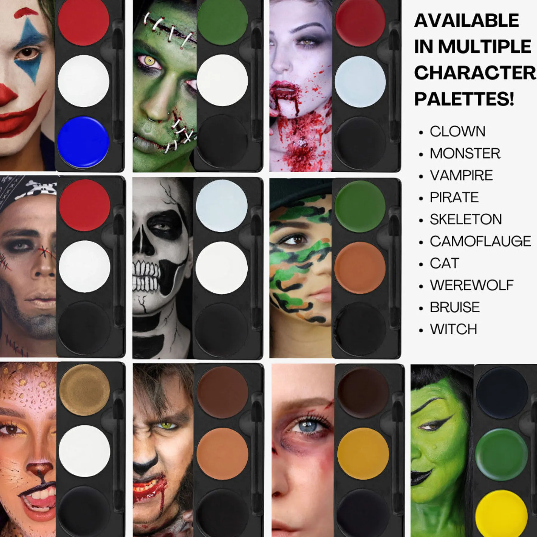 Best Tri-Color Makeup Palette Bruise Spezialeffekte Make-Up