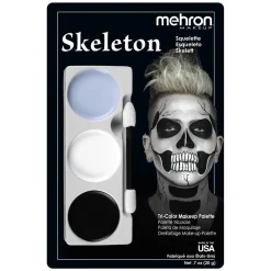 Tri-Color Makeup Palette Skeleton Spezialeffekte Make-Up
