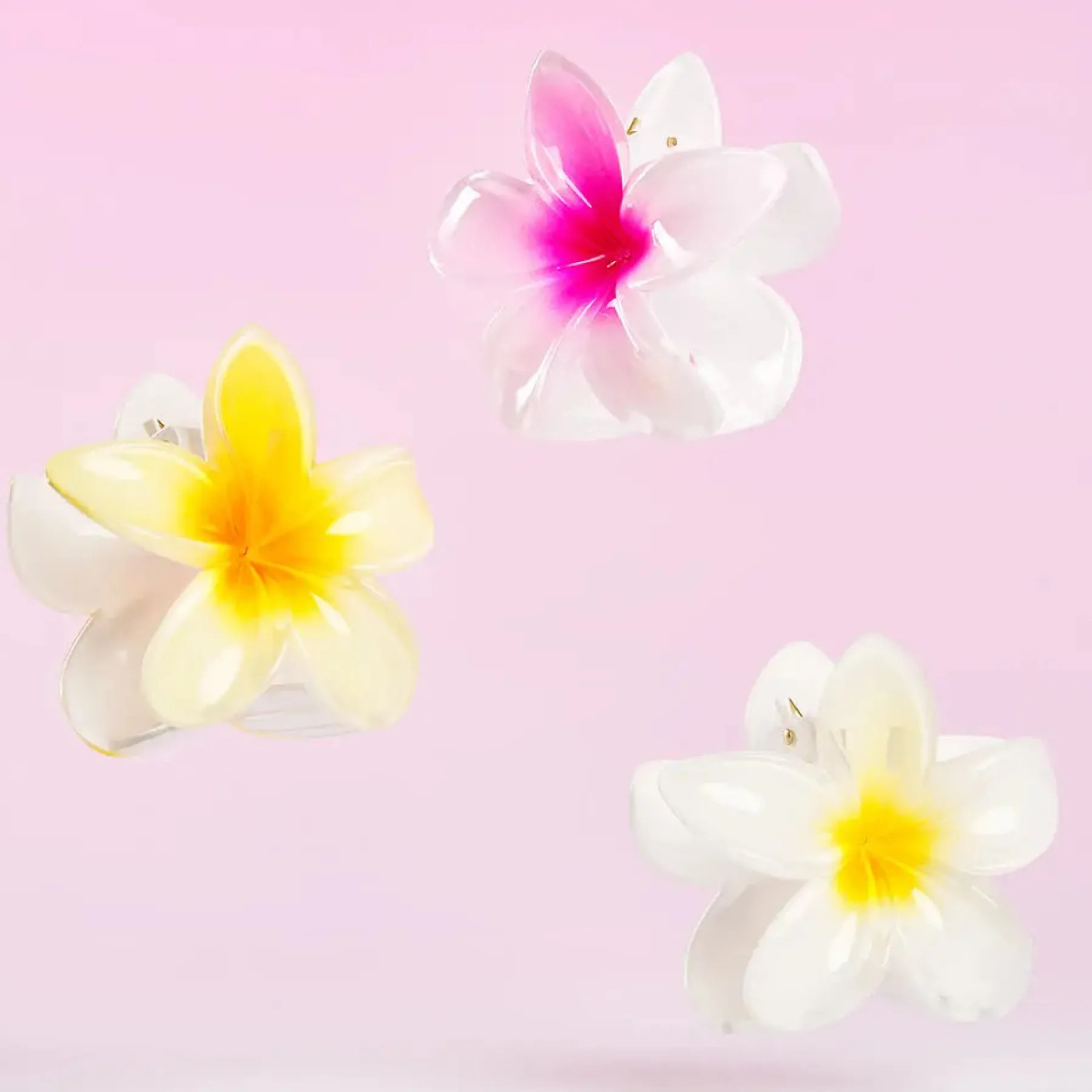 Discount Tropical Flower Claw Clips 3 Pack Haarspangen & -Clips