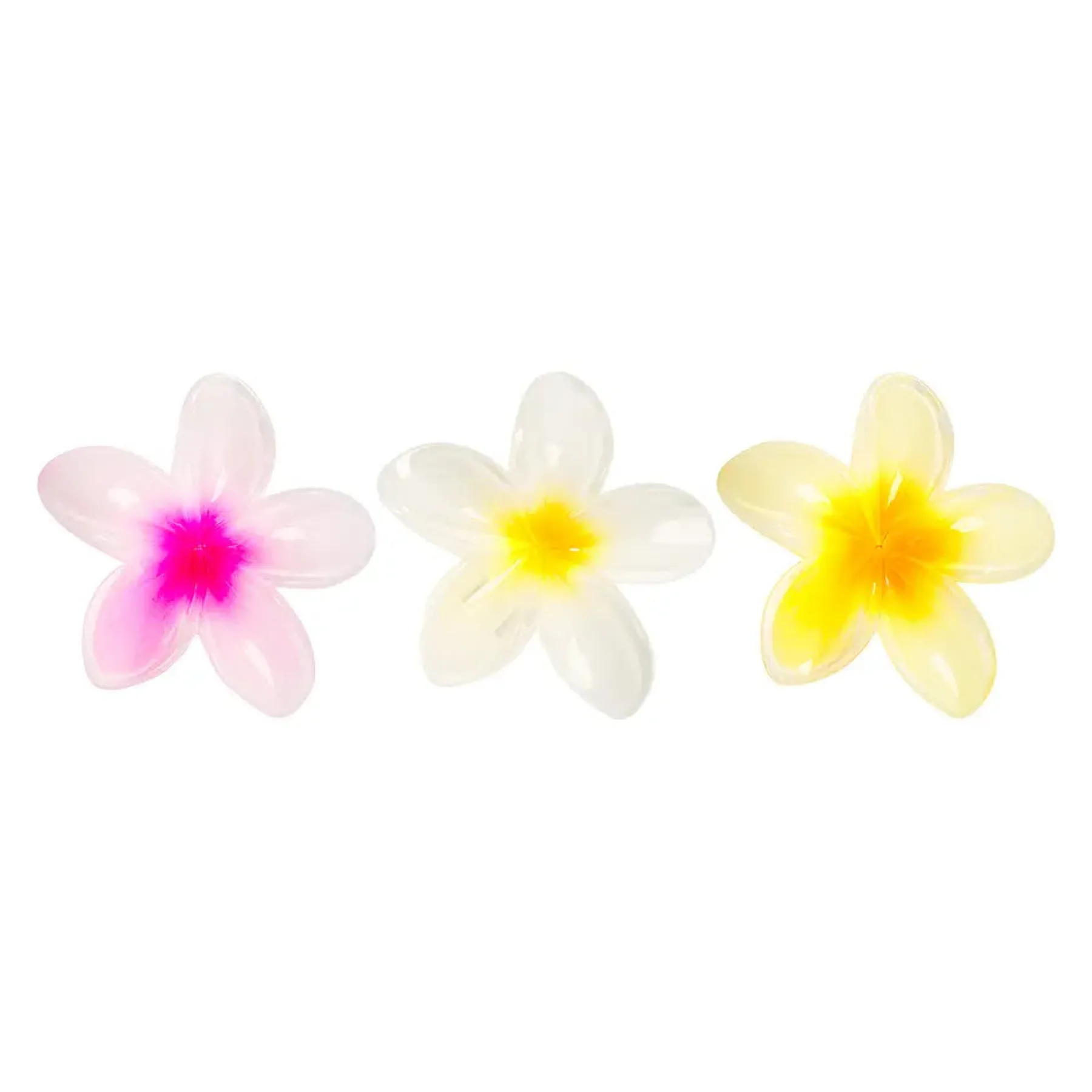 Discount Tropical Flower Claw Clips 3 Pack Haarspangen & -Clips