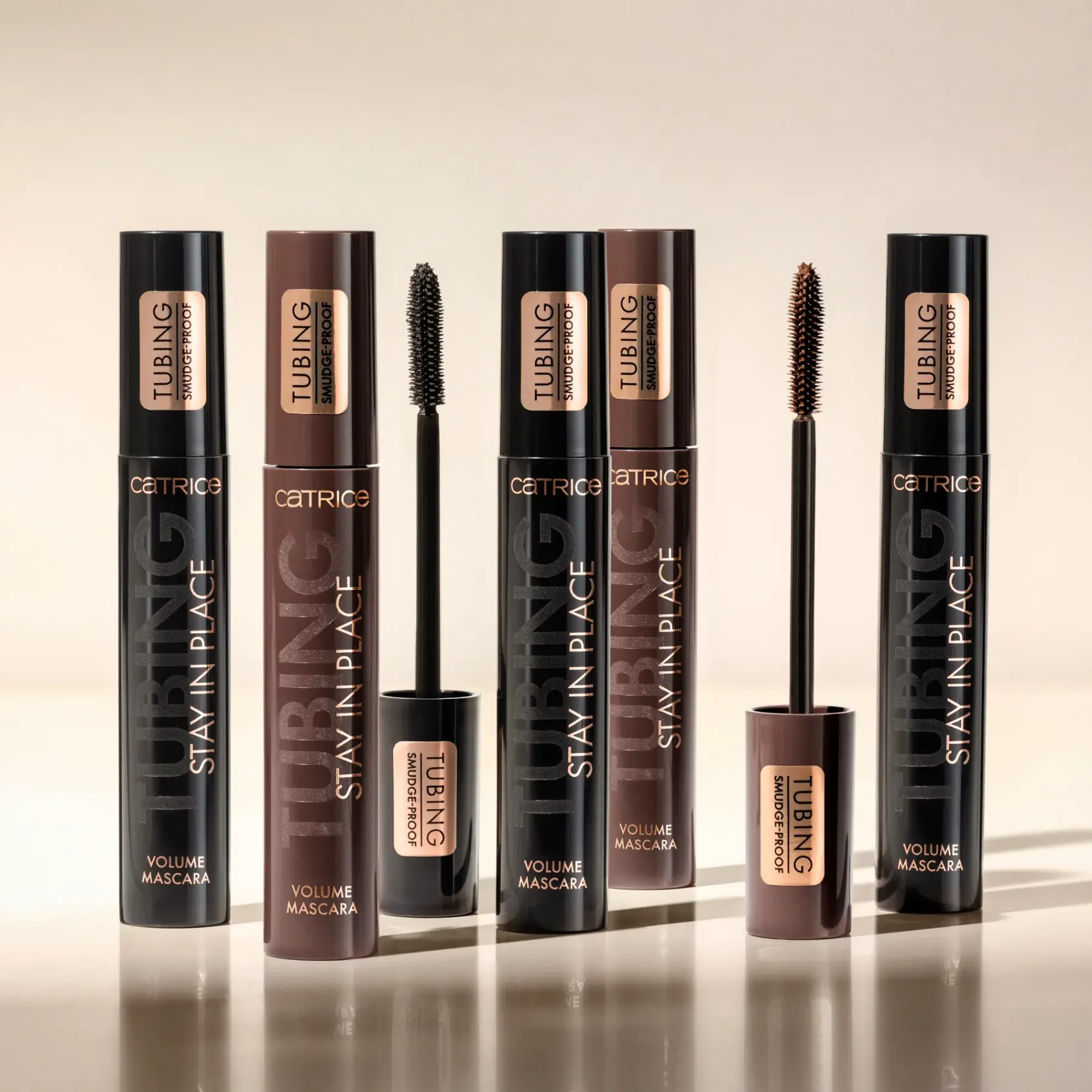 Best Tubing Stay In Place Volume Mascara 020 Panda-Proof Brown Mascara