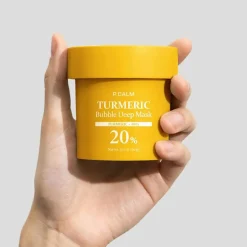 Clearance Turmeric Bubble Deep Mask Wash Off Masken|Vegan Pflege