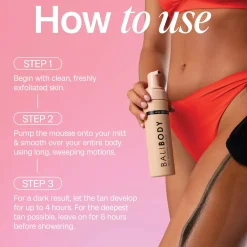 Online Ultra Dark Self Tanning Mousse Vegan Tanning|Tanning Mousse
