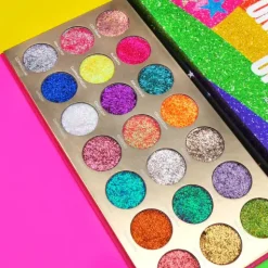 Sale United Shades of Glitter 21 Pressed Glitter Palette Lidschatten|Vegane Lidschatten