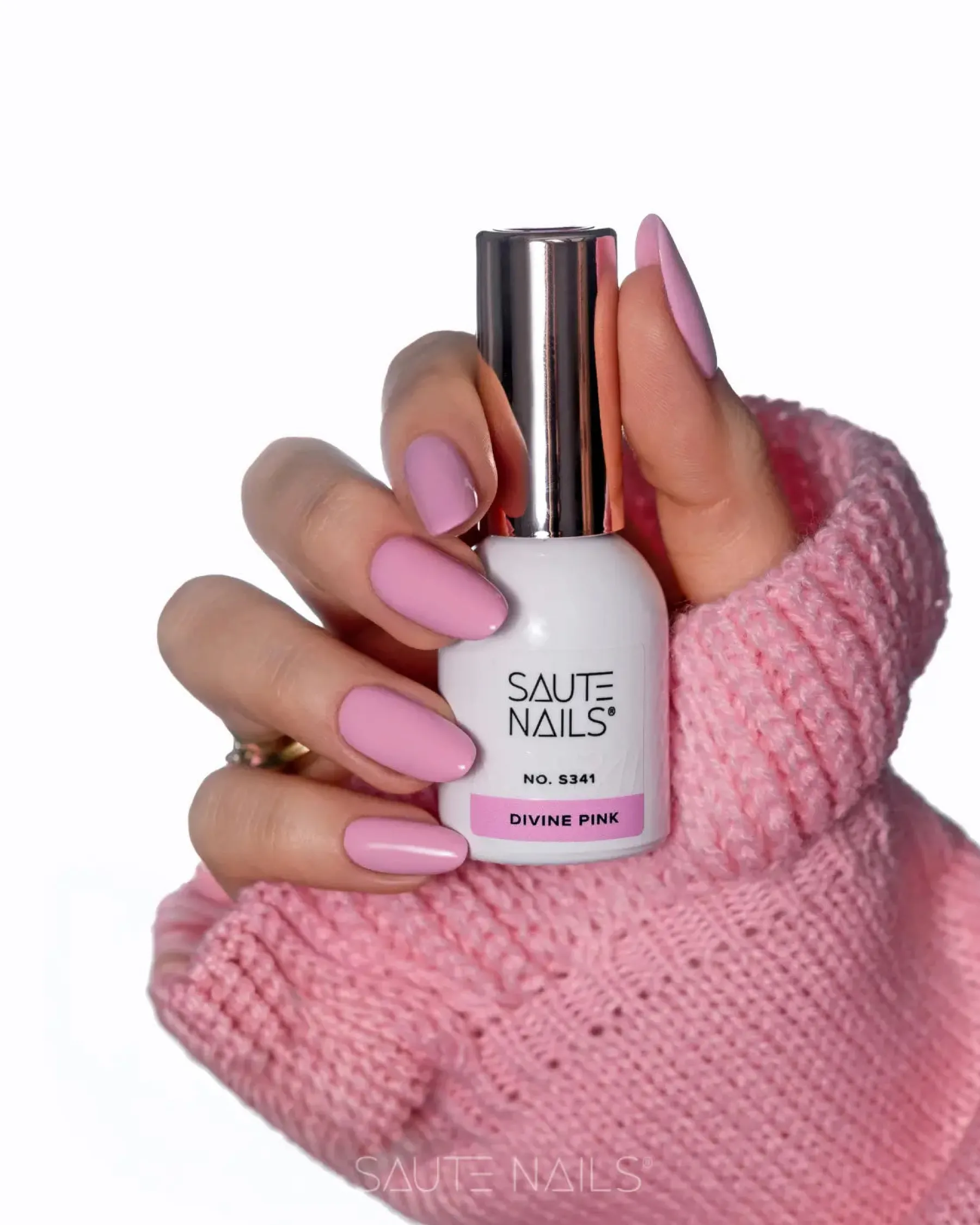Best UV Gel Polish S341 Divine Pink Veganer Nagellack|Hema-Frei