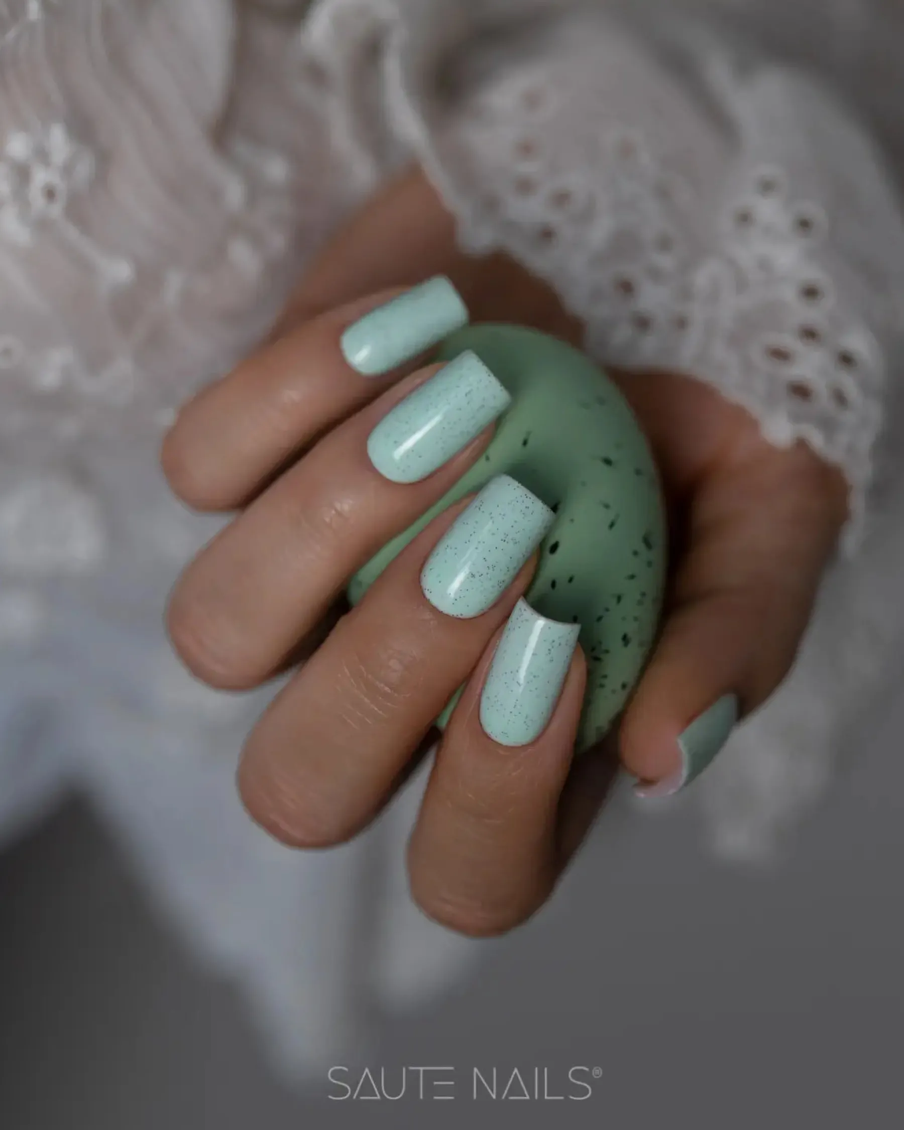 Clearance UV Gel Polish S345 Fluffy Grass Veganer Nagellack|Hema-Frei