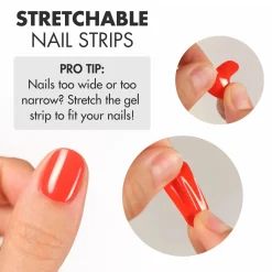 Hot UV Gel Strips Magic Cocoa 3. Nail Wraps