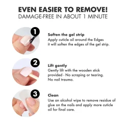 Hot UV Gel Strips Magic Cocoa 3. Nail Wraps