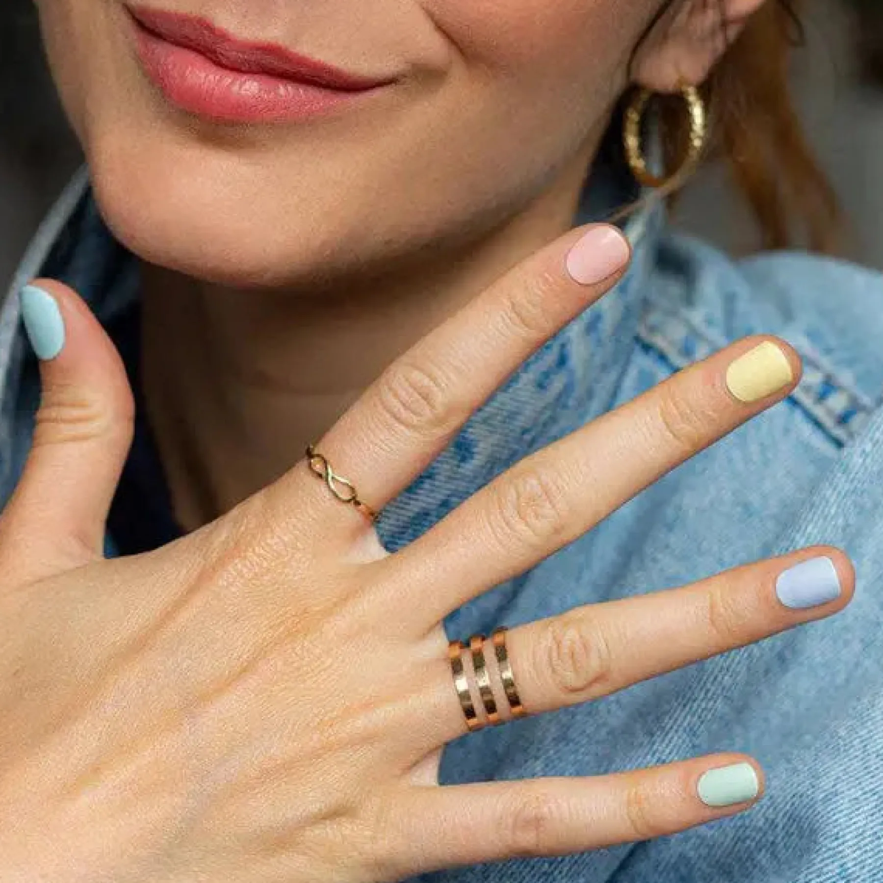 UV Gel Strips Pastel Sweets 3. Nail Wraps