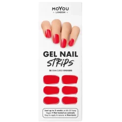 Clearance UV Gel Strips Red Riding Hood 3. Nail Wraps