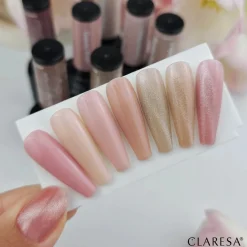 Sale UV/LED Cat Eye Nail Polish Nude Glow Light Peach Veganer Nagellack|Cat Eye Gellack