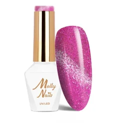 Hot UV/LED Gel Polish Cat Eye Glacier Crush Nr 254 Fuchsia Veganer Nagellack|Cat Eye Gellack
