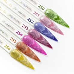 New UV/LED Gel Polish Cat Eye Glacier Crush Nr 252 Amethyst Veganer Nagellack|Cat Eye Gellack