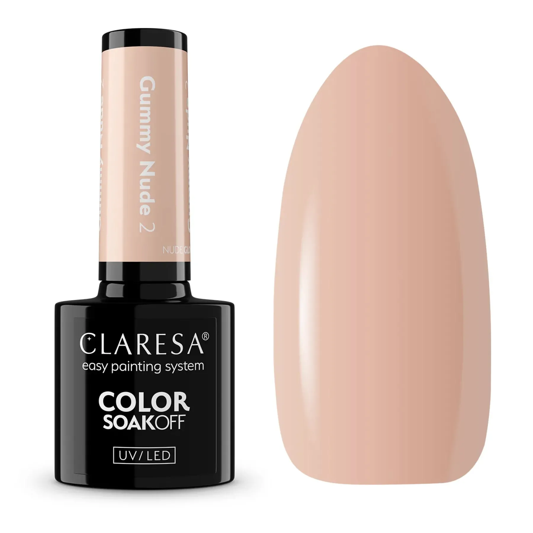 Best UV/LED Nail Polish Nude Glow Gummy Nude 2 Veganer Nagellack|5. Gellak