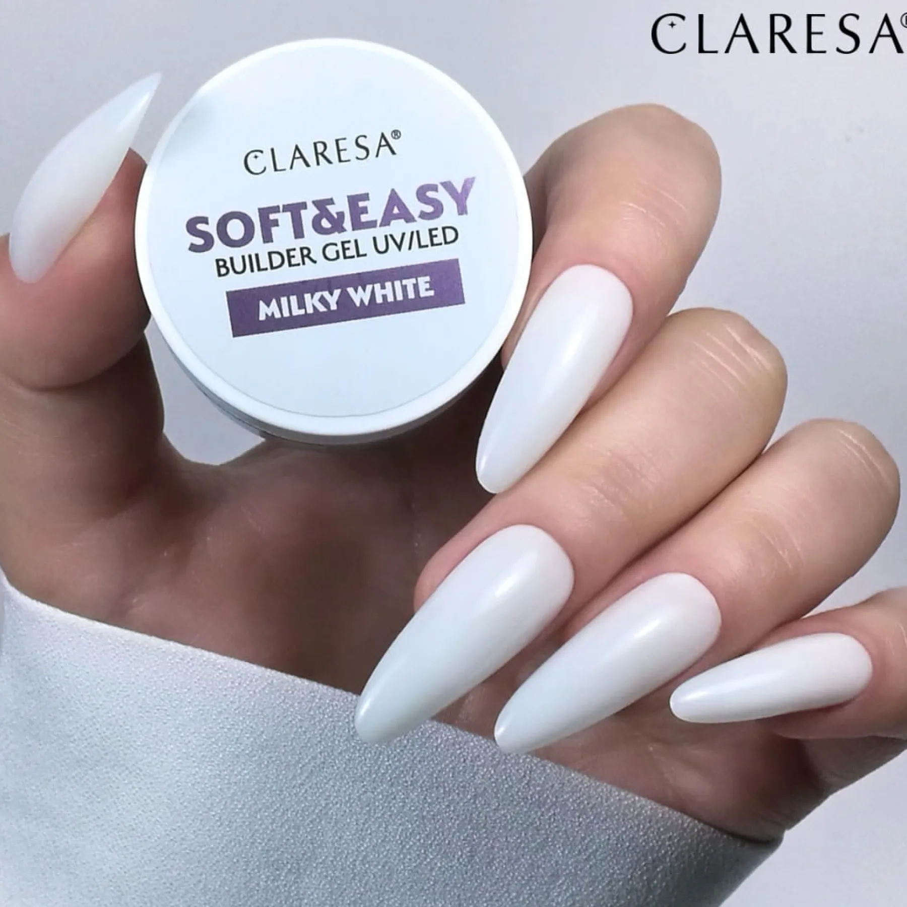 Hot UV/LED Soft & Easy Builder Gel Milky White 12g 4. Builder Gels|Veganer Nagellack