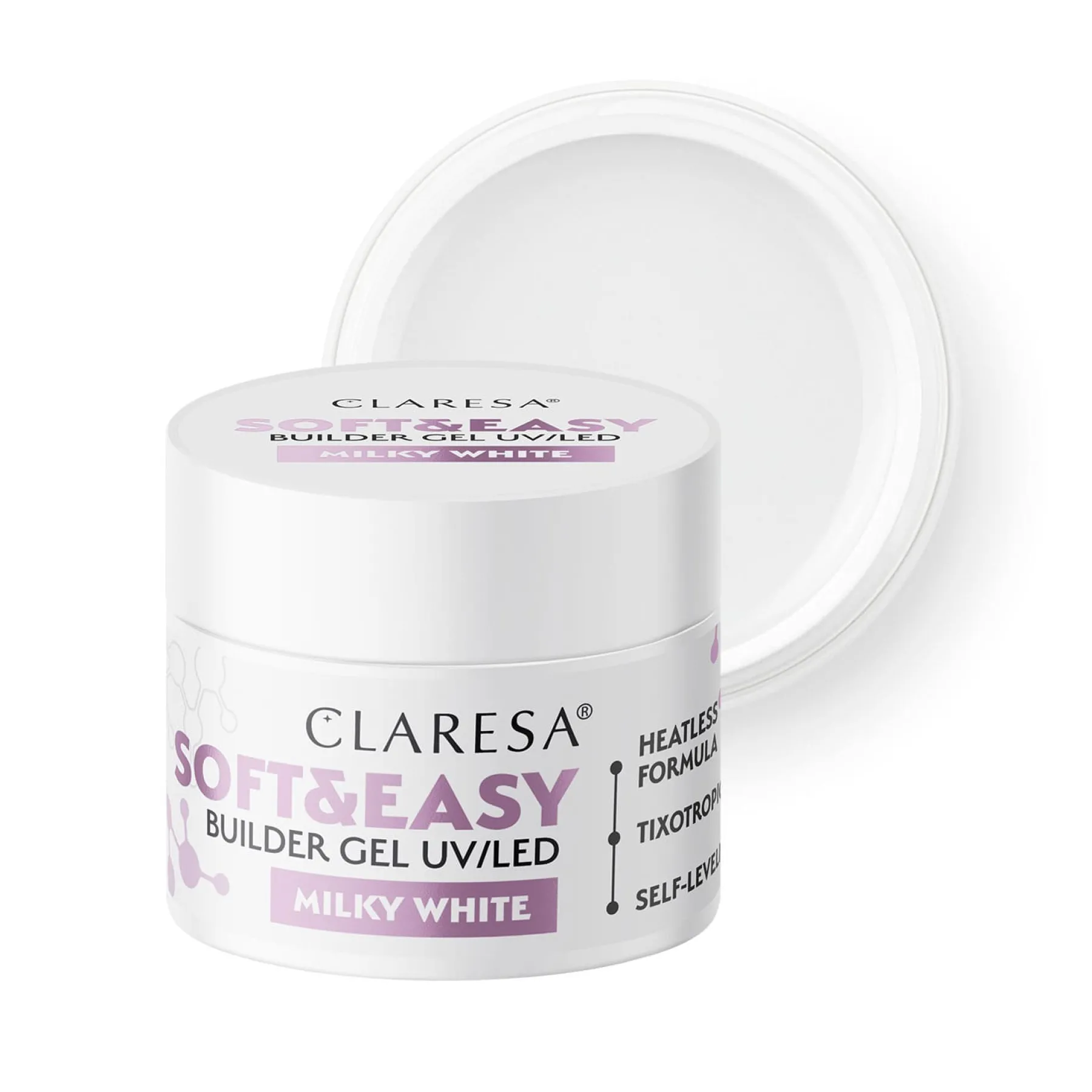 Hot UV/LED Soft & Easy Builder Gel Milky White 12g 4. Builder Gels|Veganer Nagellack
