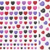 Hot Valentine 3D Embossed Nail Art Sticker Anti-Sweet Talk Nagelkunst