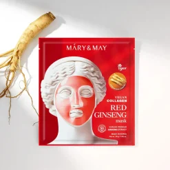 New Vegan Collagen Red Ginseng Mask Hauptzutat|Gesichtsmasken