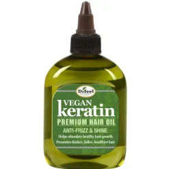 Hot Vegan Keratin Anti-Frizz Premium Hair Oil 11 Schritte Haarpflege Routine|Hauptzutat