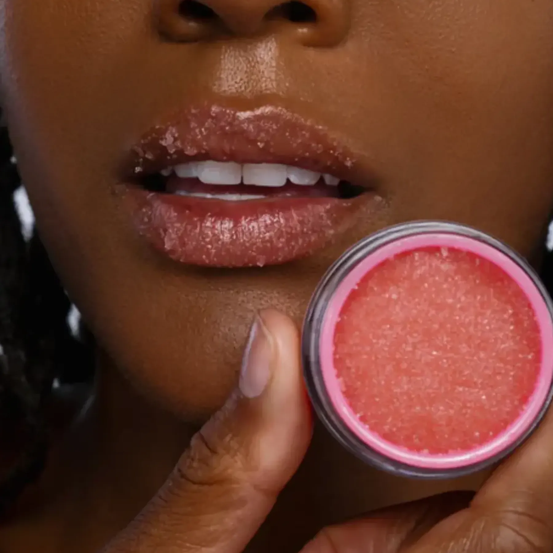 Clearance Velour Lip Scrub Cherry Soda Vegan Pflege|Lippenbalsam
