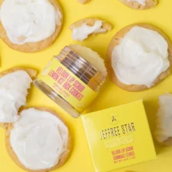 New Velour Lip Scrub Lemon Icebox Cookie Vegan Pflege|Lippenbalsam