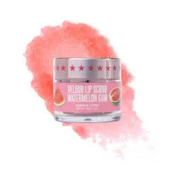 Hot Velour Lip Scrub Watermelon Gum Vegan Pflege|Lippenbalsam
