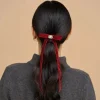 New Velvet & Gemstone Bow Hair Clip Haarspangen & -Clips