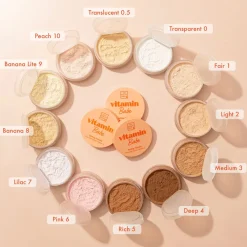 Discount Vitamin Babe Setting Powder Translucent Make-Up Puder|Vegane Makeup Puder