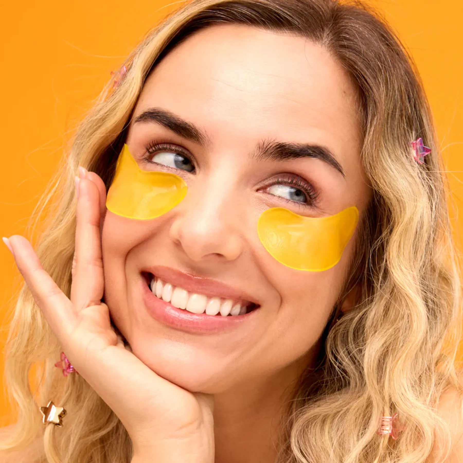 Clearance Vitamin C Eye Pad Mask With Grapefruit & Hyaluronic Acid Vegan Pflege|Gesichtsmasken