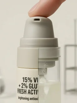 Sale 15% Vitamin C + 2% Glutathione Fresh Active Serum Vegan Pflege|Problemlösende Seren