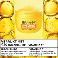 New Vitamine C Fresh & Bright Hydrating Sorbet Cream Vegan Pflege|Feuchtigkeitscremes