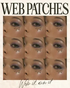 Clearance Webbed Speckles Face Jewels