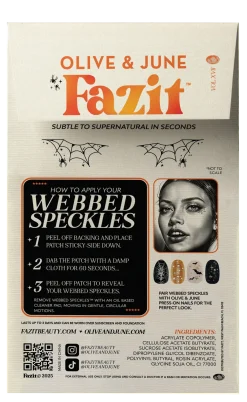 Clearance Webbed Speckles Face Jewels
