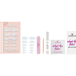 New What The Fake! Press-on Nails Manicure Set 01 Glazed Künstliche Nägel|Veganer Nagellack